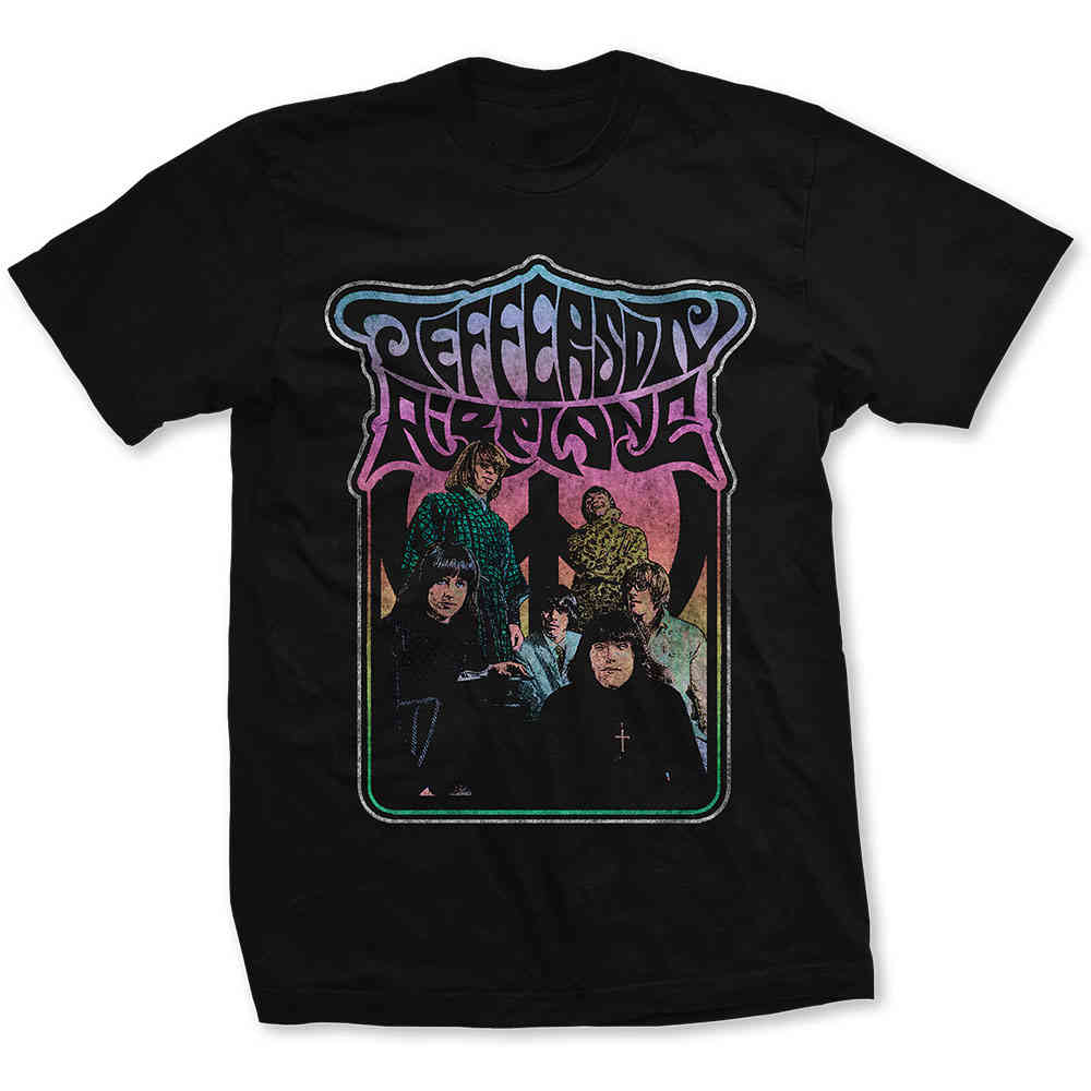 Jefferson Airplane - Band Photo Heren Tshirt - Zwart